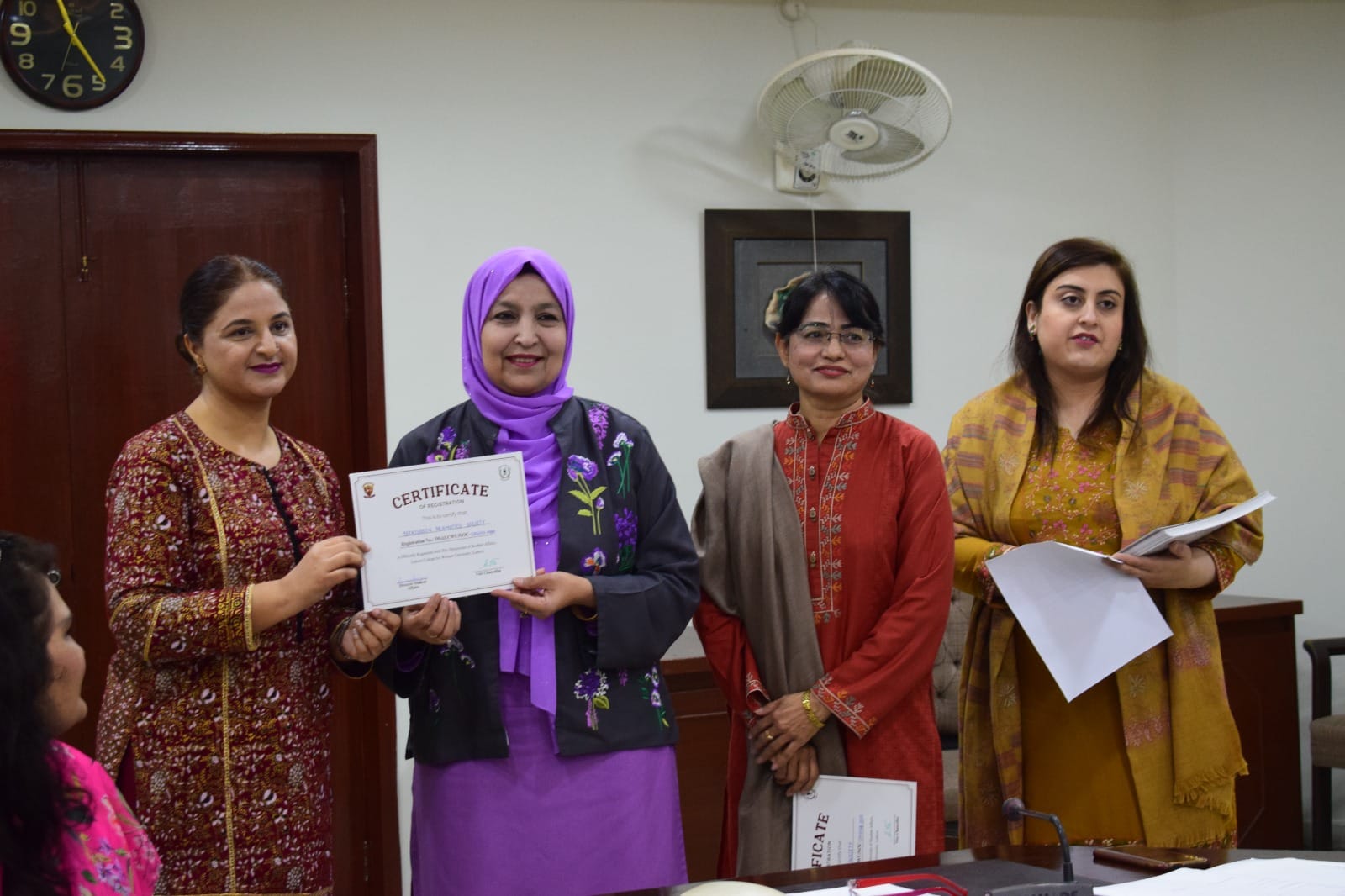 Society Registration Drive at Lahore College for Women University